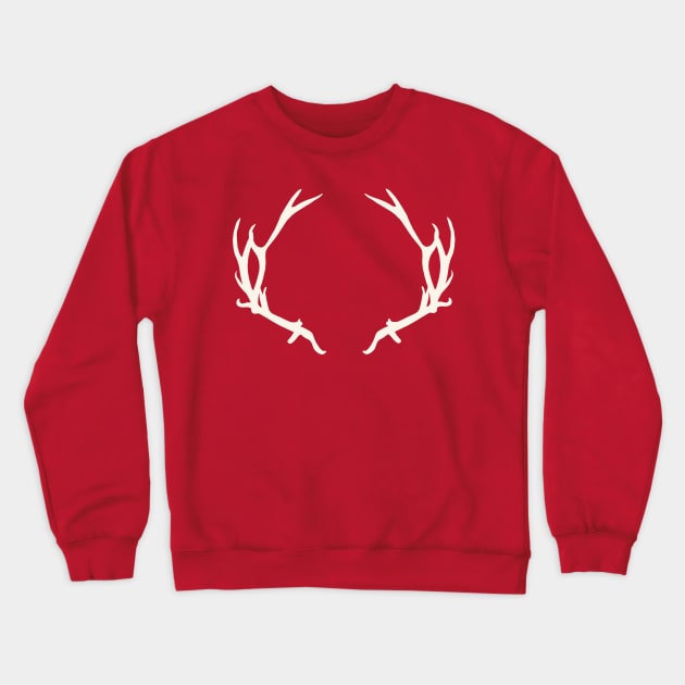 Antlers Crewneck Sweatshirt by littlemoondance